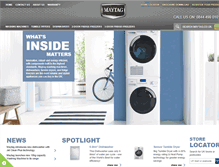 Tablet Screenshot of maytag.co.uk